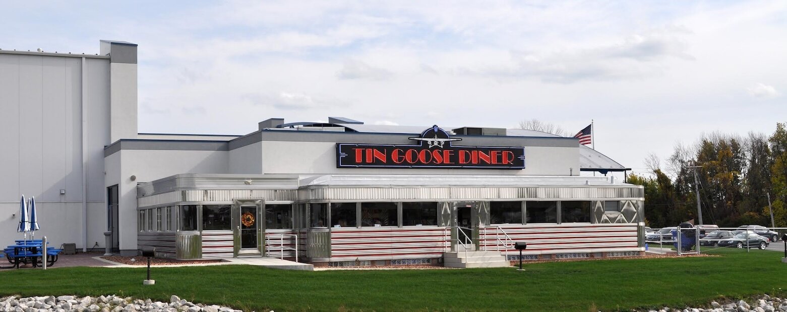 The Tin Goose Diner is a part of the Liberty Aviation Museum in Port Clinton.