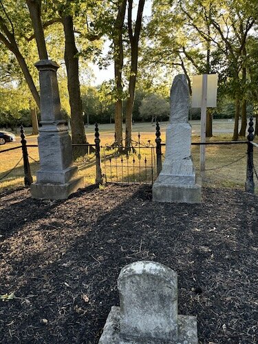 Buried here are some of the earliest settlers of European descent in Ottawa County: Edward Jared – often referenced historically as E.J. - Lockwood and his wife, Lydia Ramsdell Lockwood.