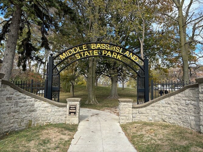 The home is part of the 124-acre Middle Bass Island State Park. 