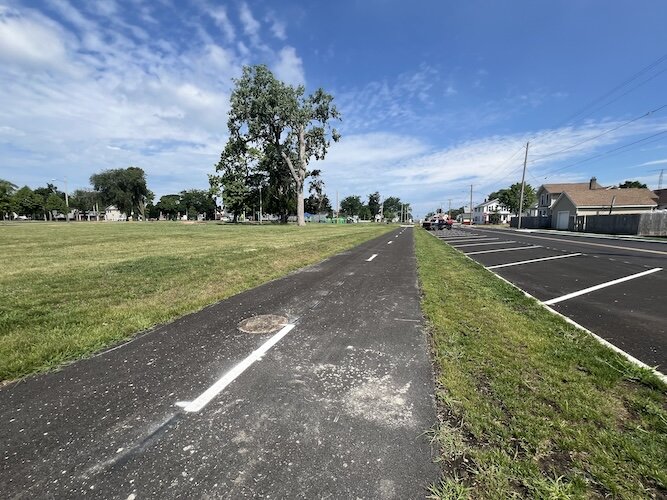 Warren Street serves as a corridor to the Sandusky Bay Pathway.