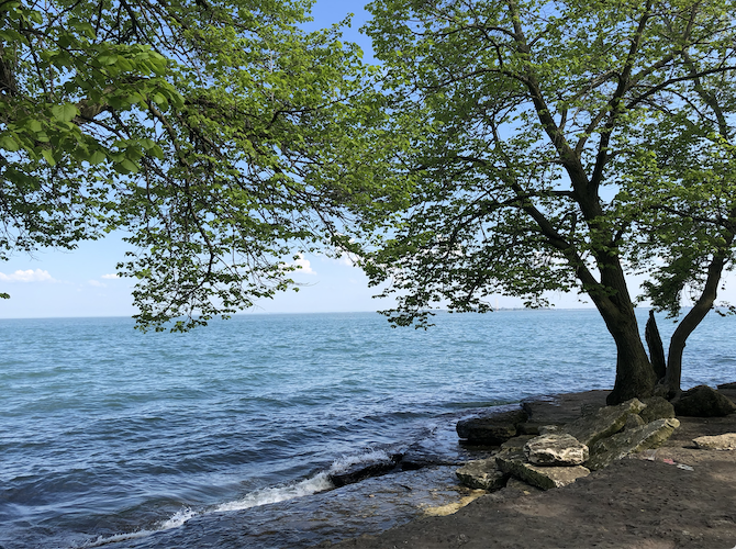 Lake Erie as seen from the Marblehead Lighthouse State Park