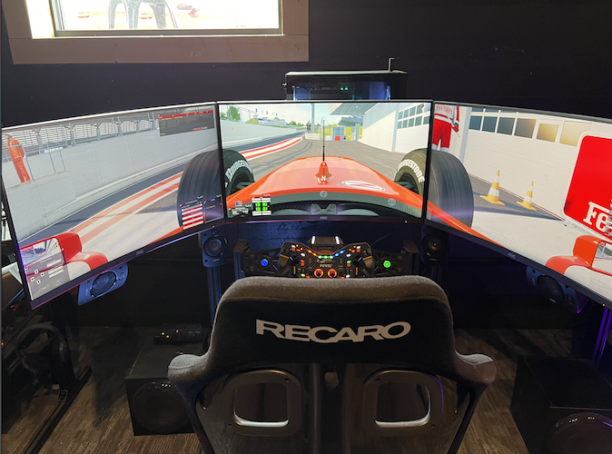 Clubhouse's new simulator is ready for racers.