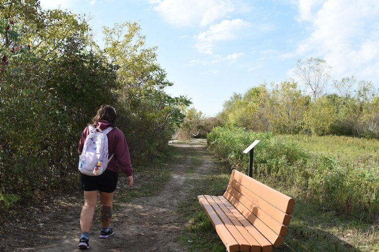 Scheeff East Point Preserve, on South Bass Island, one of 13 destination options on the Fall Hiking Challenge taking place now through the end of November, hosted by the Park District of Ottawa County. 